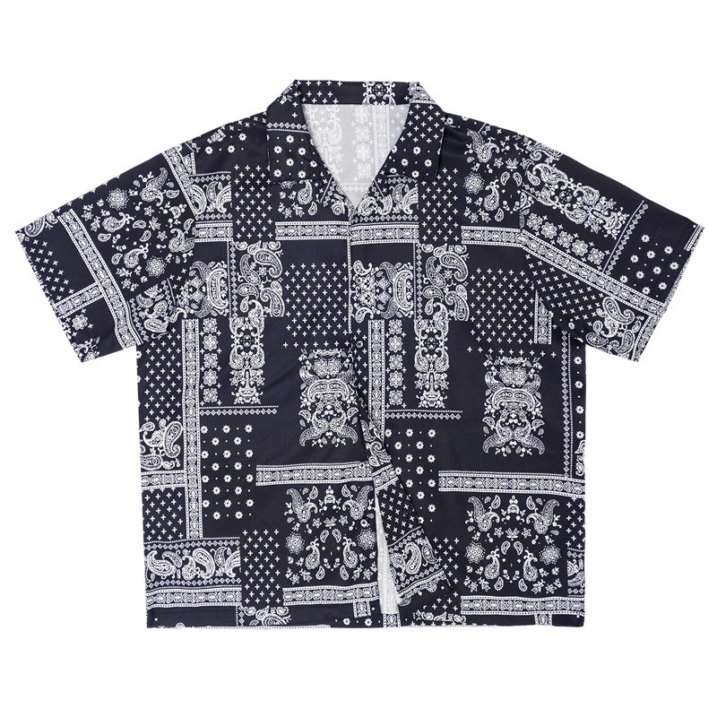 Cityboy Ethnic Nut Print Oversized Shirt