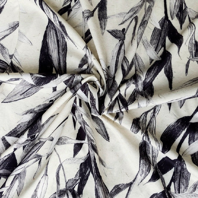 cityboy outdoor loose botanical print shirt