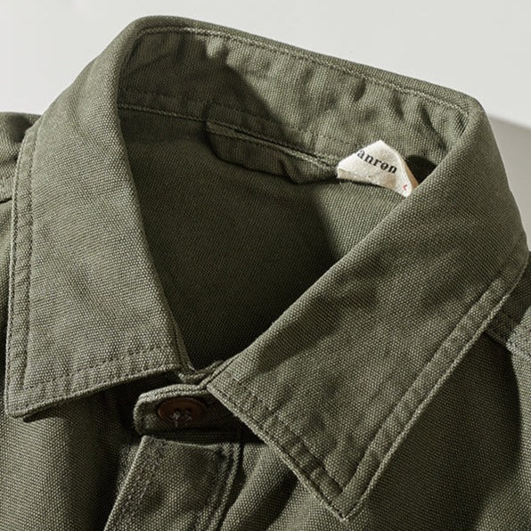 Color scheme patch heavyweight work shirt
