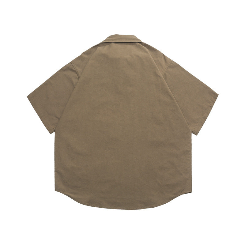 Pocket Outdoor Short Sleeve Work Shirt