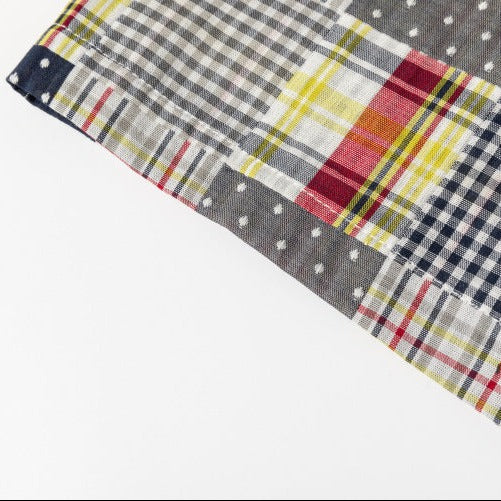 Check pattern short sleeve shirt