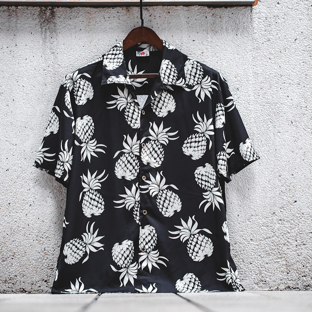 Pineapple Pattern Aloha Shirt