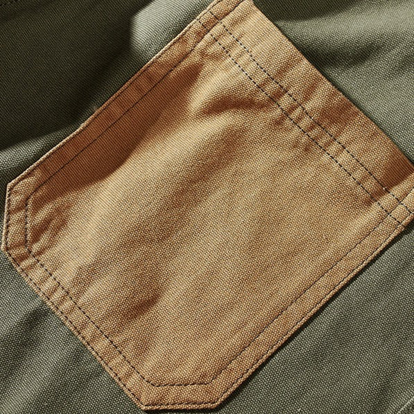 Color scheme patch heavyweight work shirt