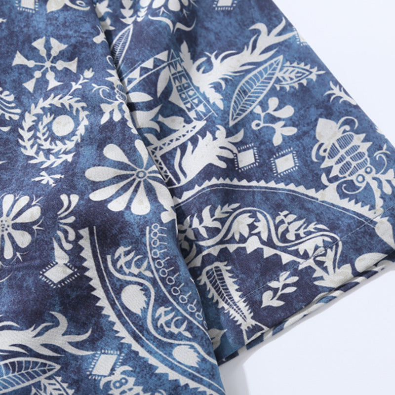 Bandana Pattern Aloha Shirt