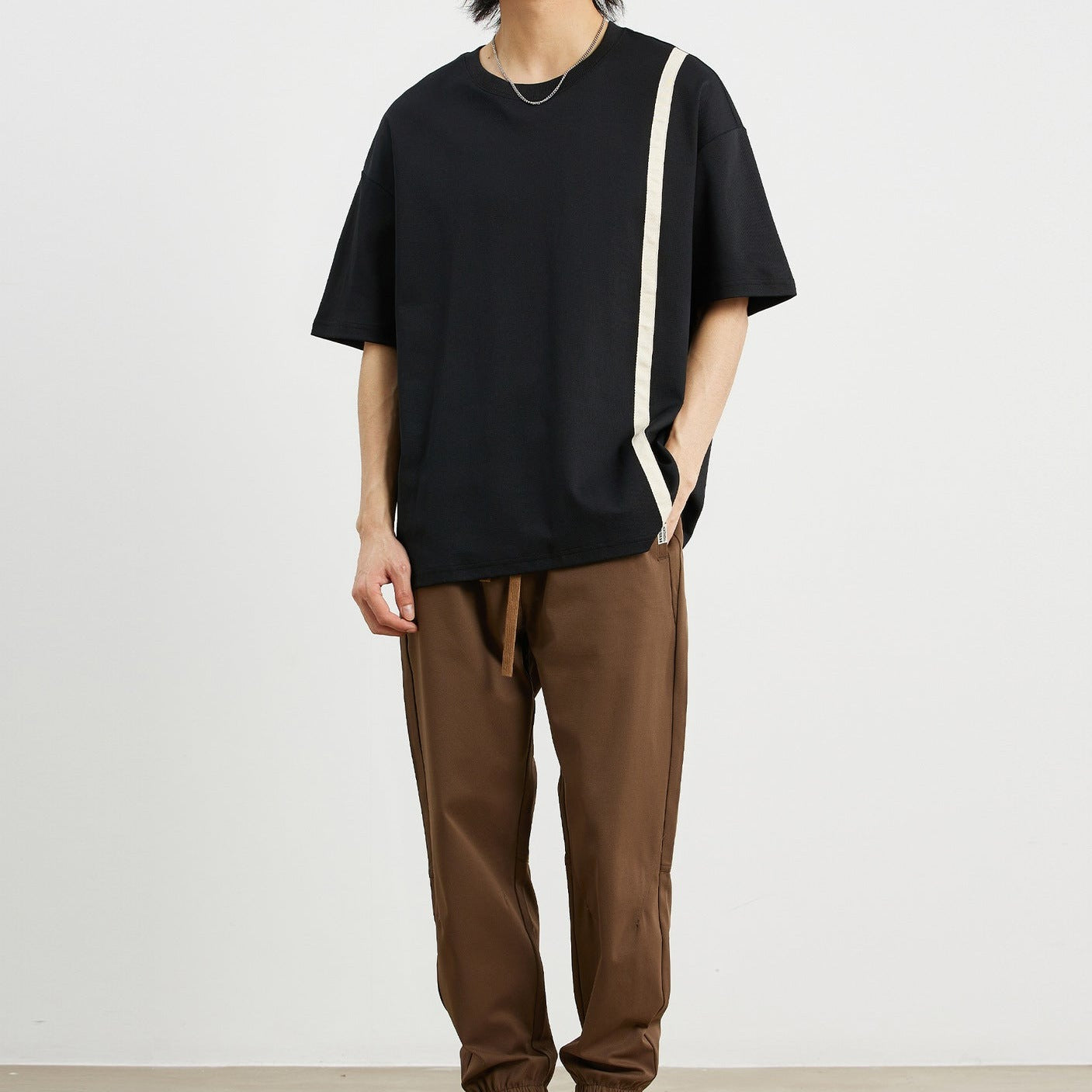 A luxurious, relaxed-fitting T-shirt