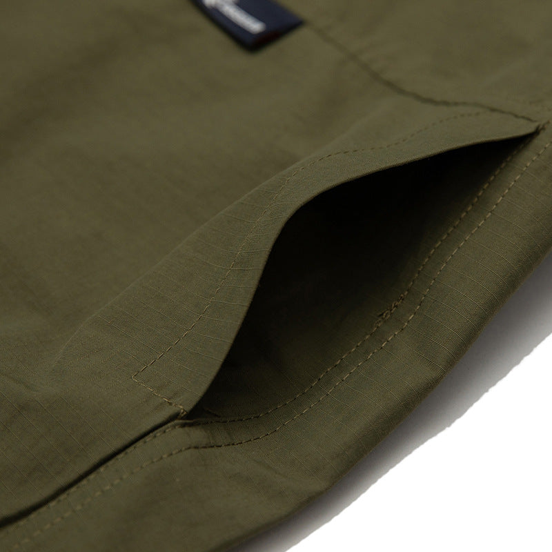 Classic irregular plain long sleeve shirt