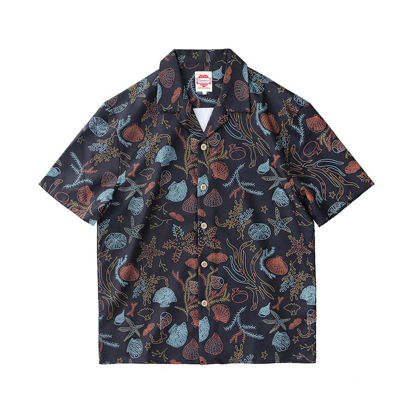 Vintage Loose Hawaiian Beach Shirt