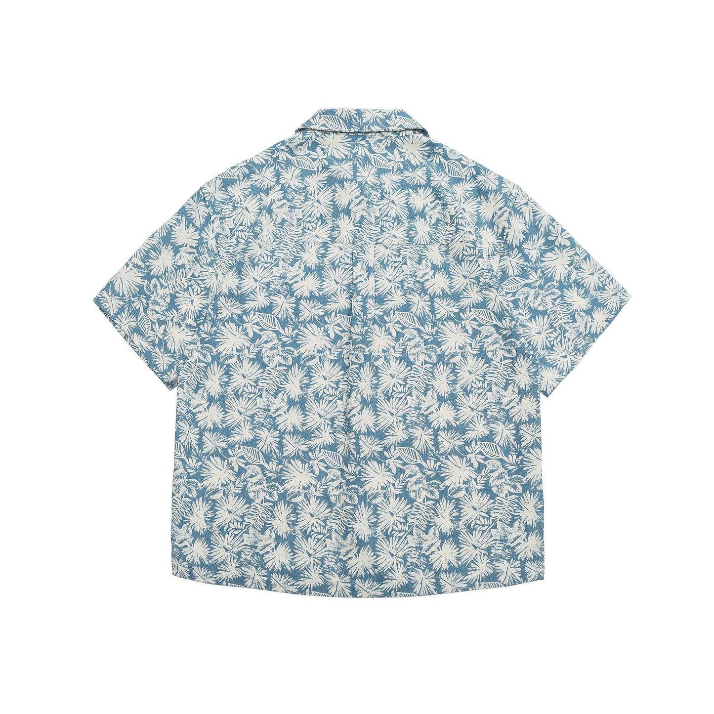 Retro print short sleeve shirt
