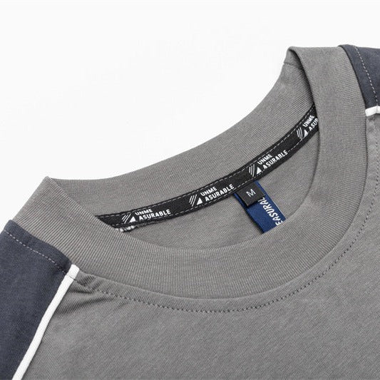 Alphabet print short sleeve t-shirt