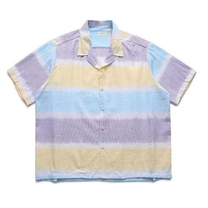 Cotton color gradient shirt