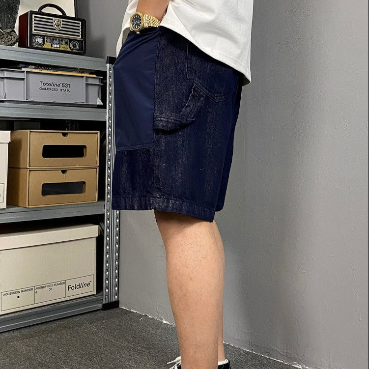 Switch denim shorts