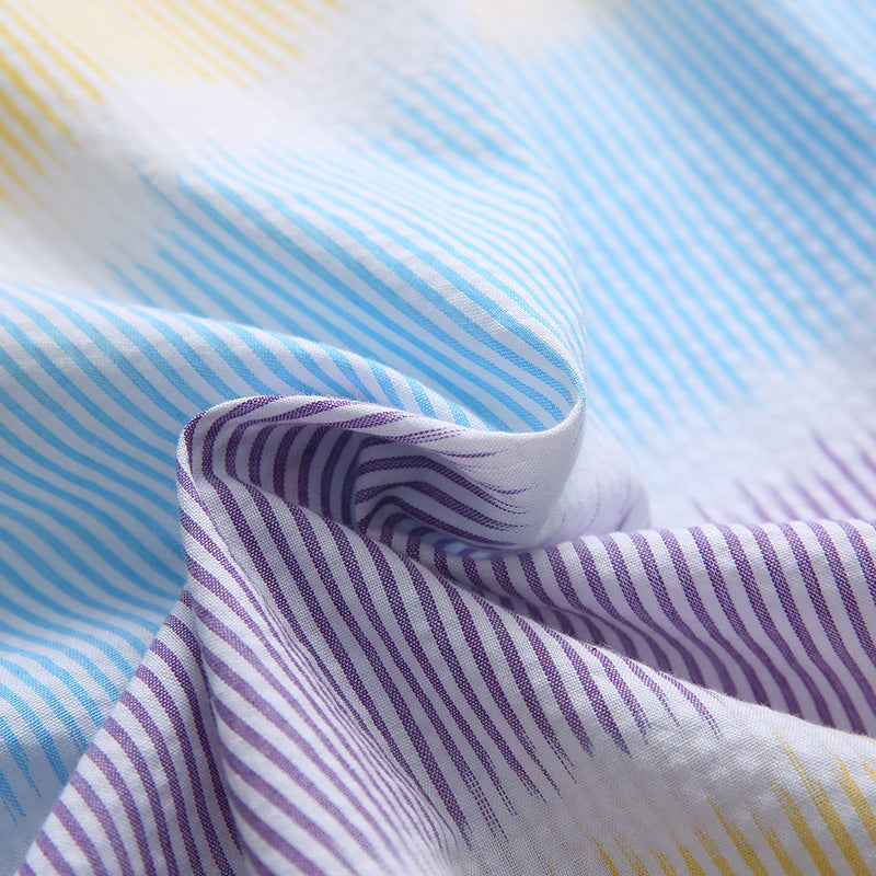 Cotton color gradient shirt