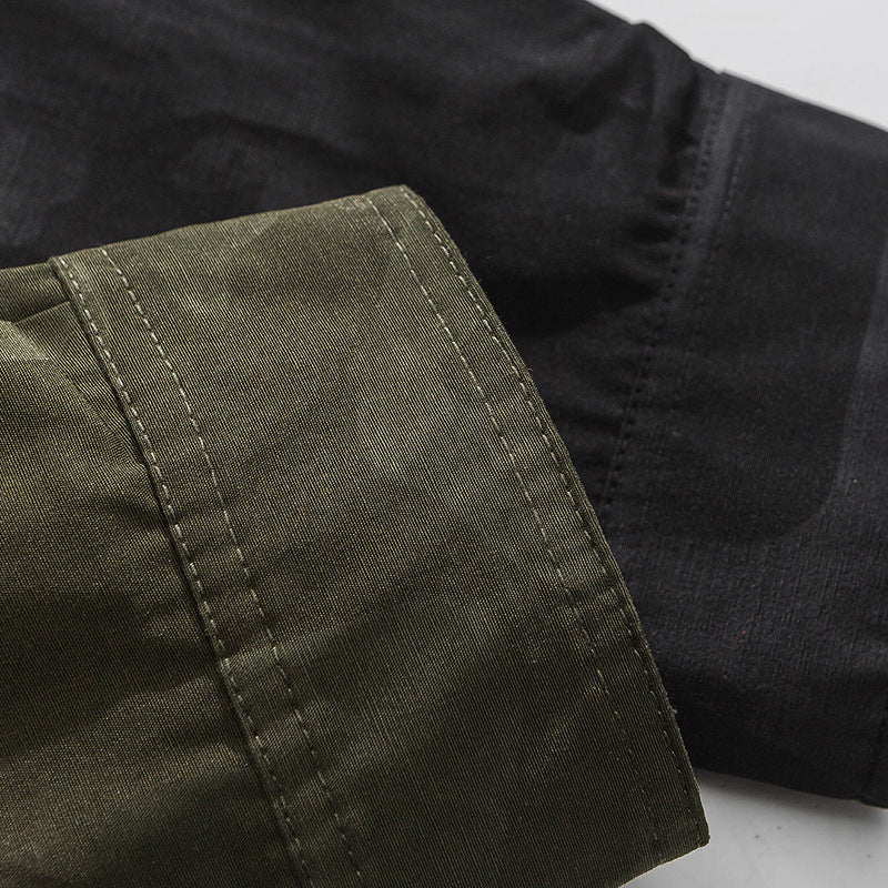 Camouflage work shirt with three-dimensional pocket