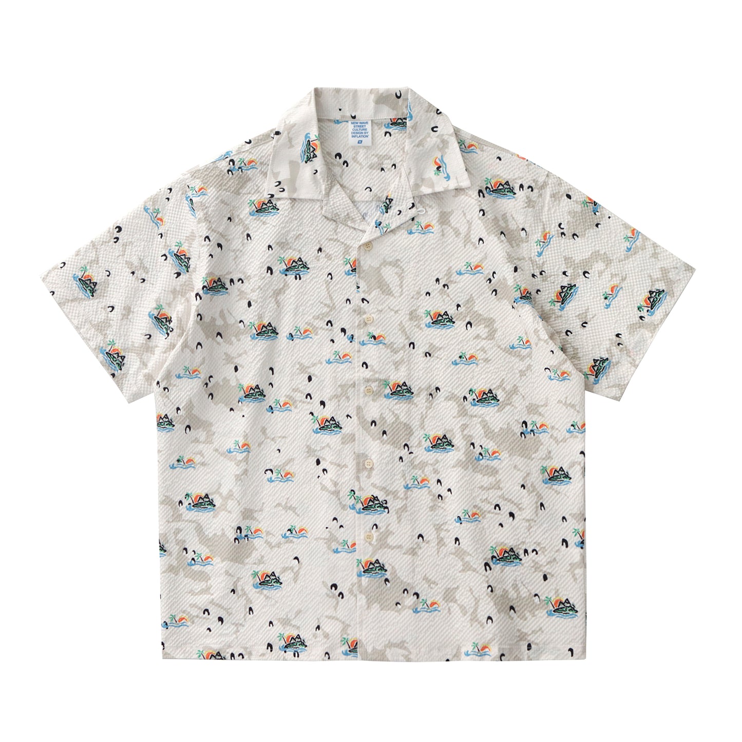Vintage Loose Hawaiian Beach Shirt