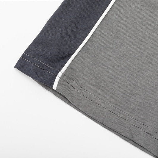 Alphabet print short sleeve t-shirt
