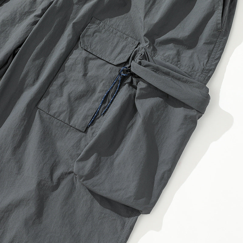 6-pocket nylon easy cargo pants