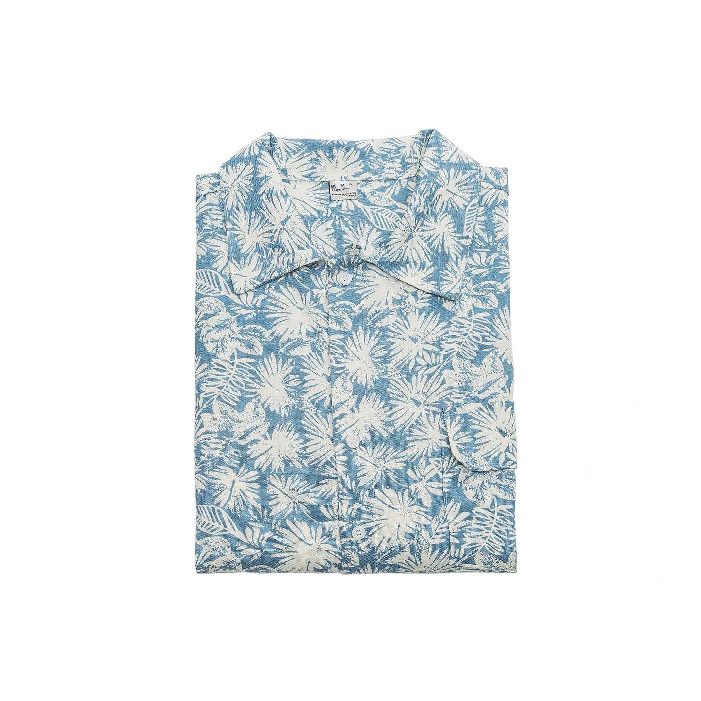 Retro print short sleeve shirt