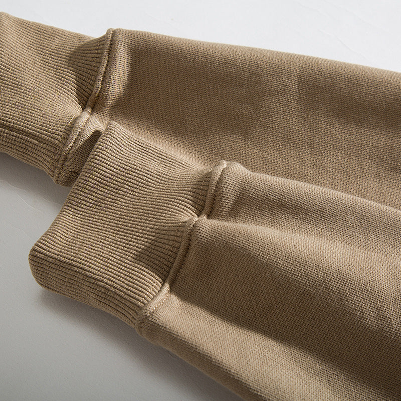 patch pocket collar string sweat