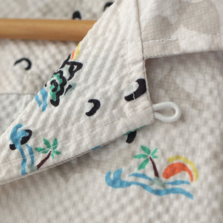 Vintage Loose Hawaiian Beach Shirt