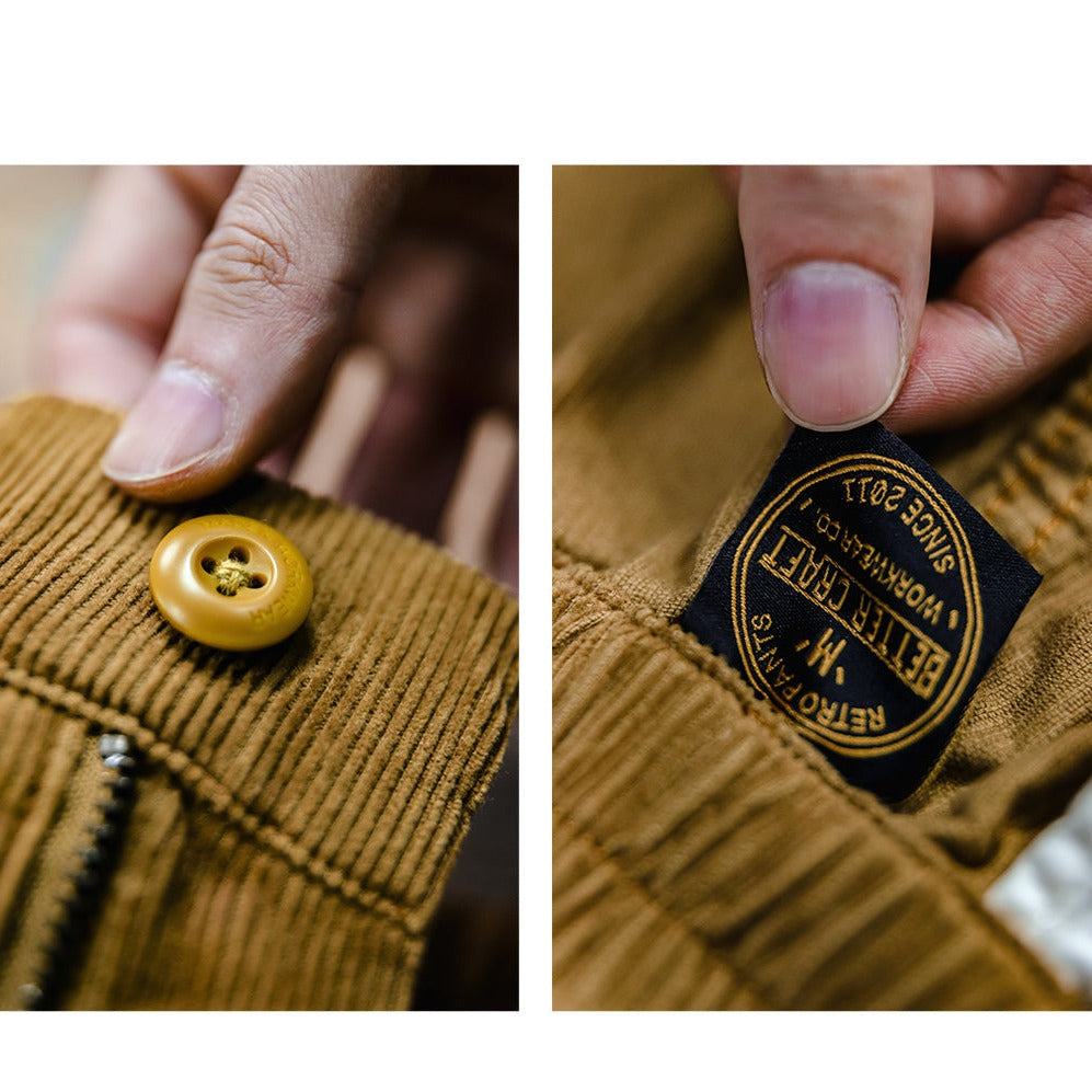 corduroy sweat shorts