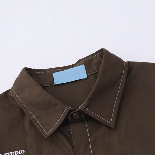 Retro Stripe Pocket Shirt