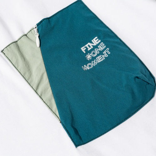 Casual T-shirt with contrasting pockets