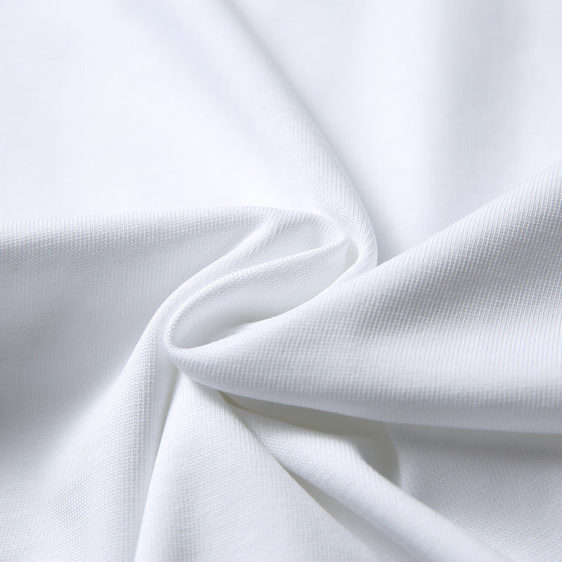 Contrast Fake Two-Piece T-Shirt