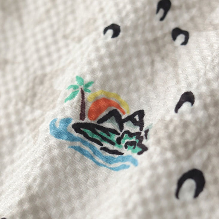 Vintage Loose Hawaiian Beach Shirt