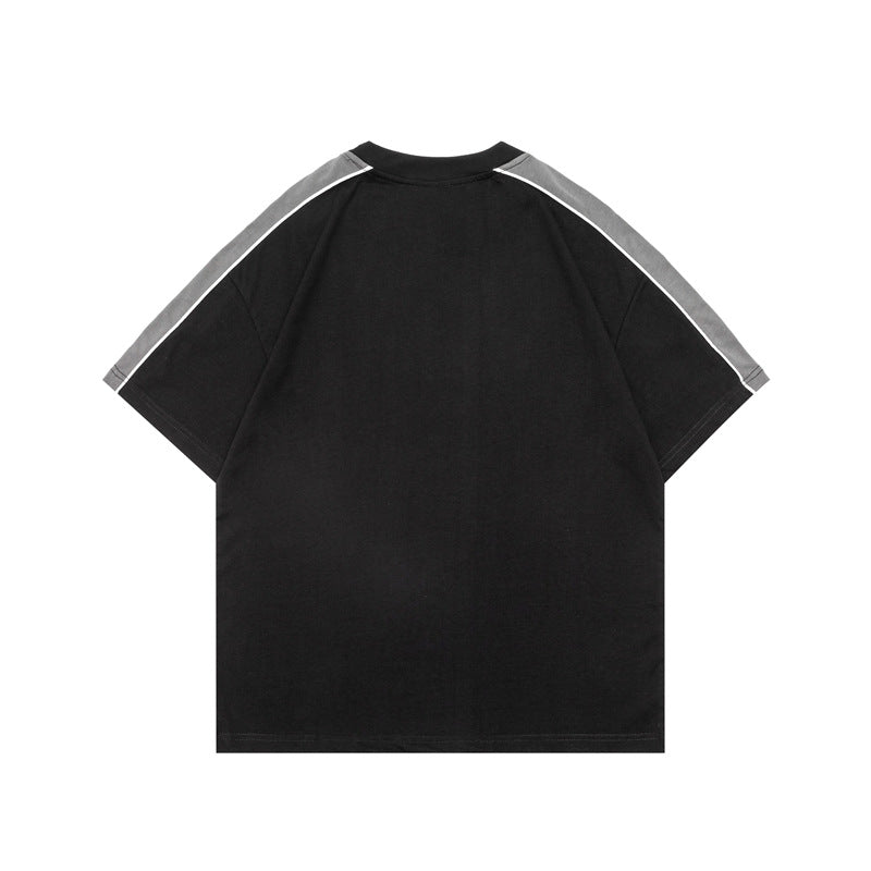 Alphabet print short sleeve t-shirt