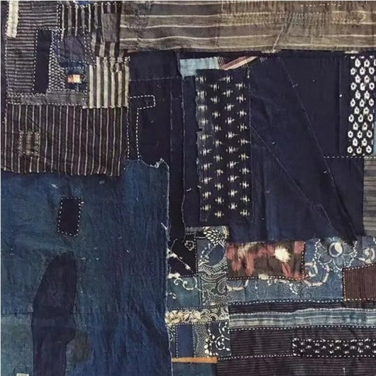 Sashiko BORO x denim sneakers