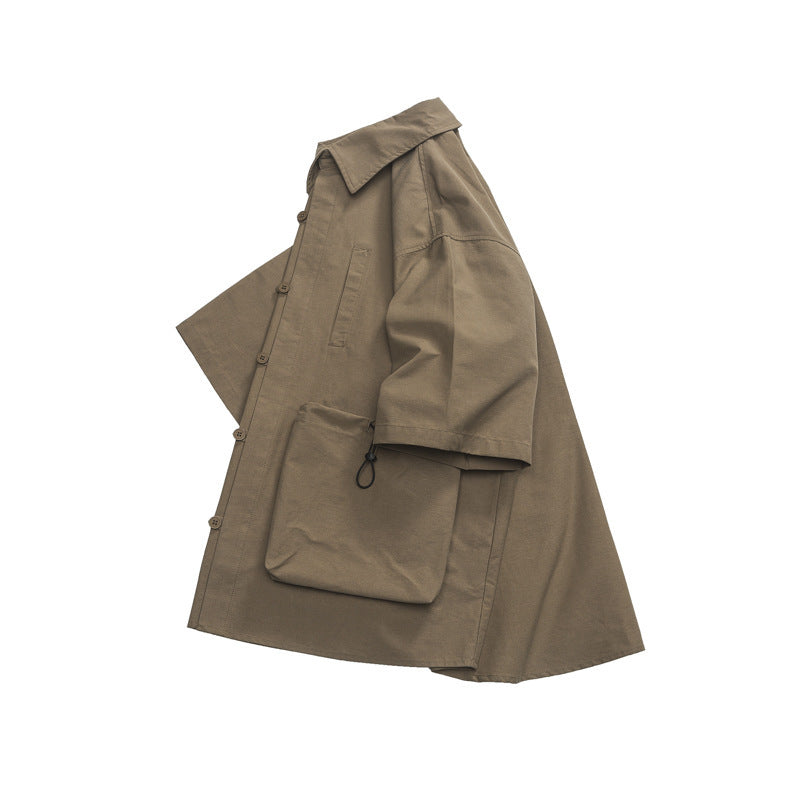 Pocket Outdoor Short Sleeve Work Shirt