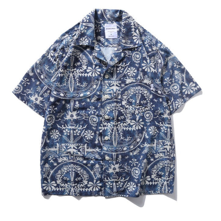 Bandana Pattern Aloha Shirt