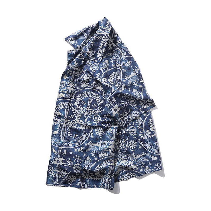 Bandana Pattern Aloha Shirt