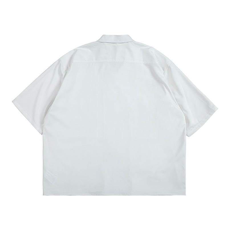 Non-iron big pocket Cuban shirt