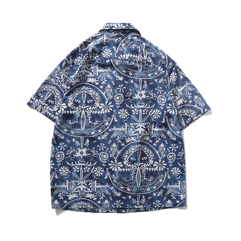 Bandana Pattern Aloha Shirt