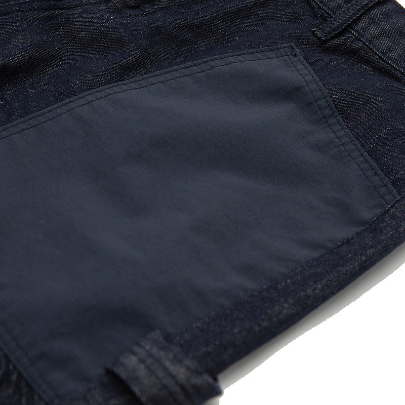Switch denim shorts