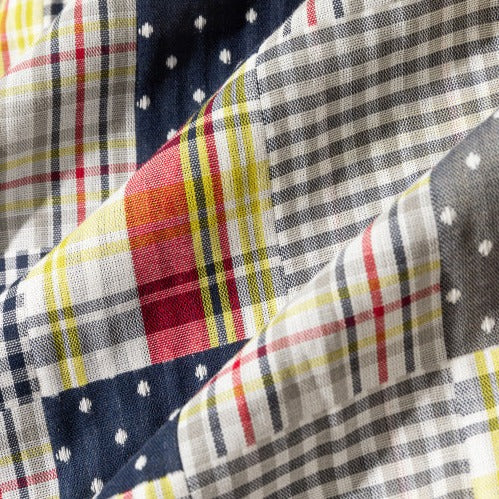 Check pattern short sleeve shirt