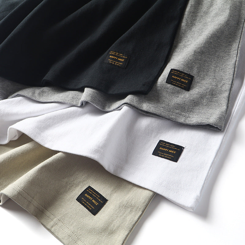 Heavyweight three-dimensional pocket long T-shirt