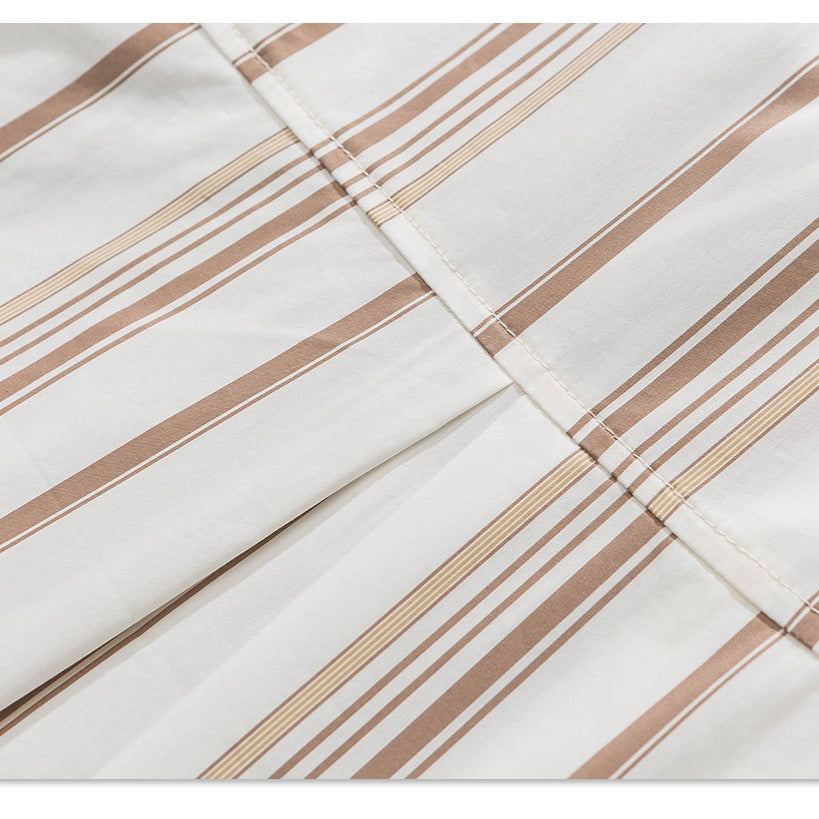 Functional Pocket Stripe Short Sleeve Shirt