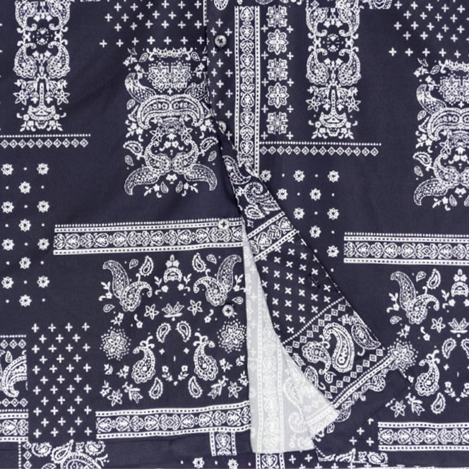 Cityboy Ethnic Nut Print Oversized Shirt