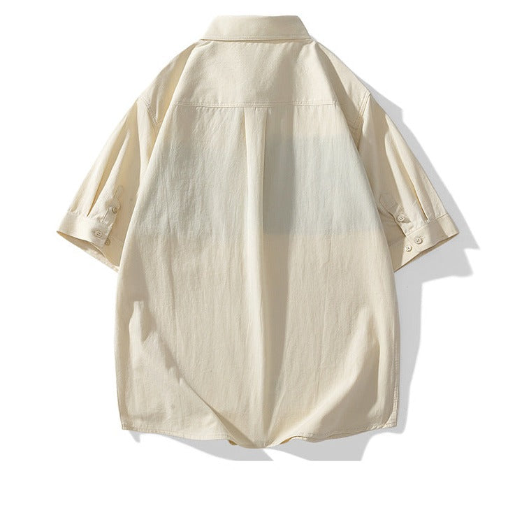 Fashion switching short sleeve shirt