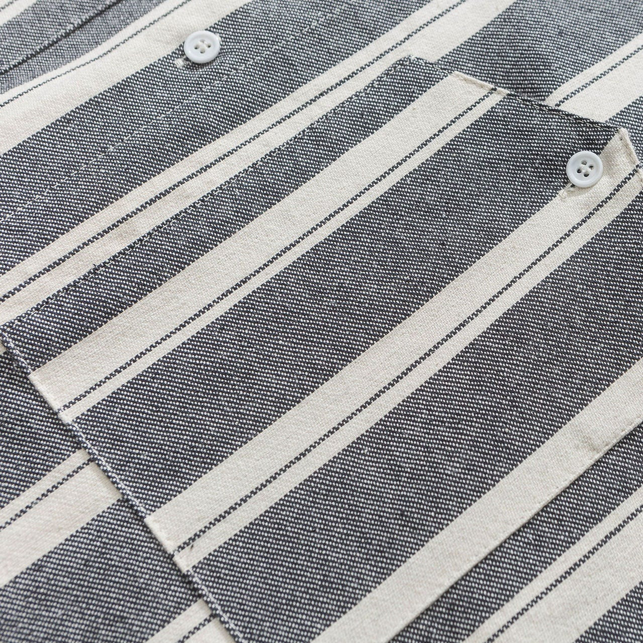 Retro striped grey long sleeve shirt