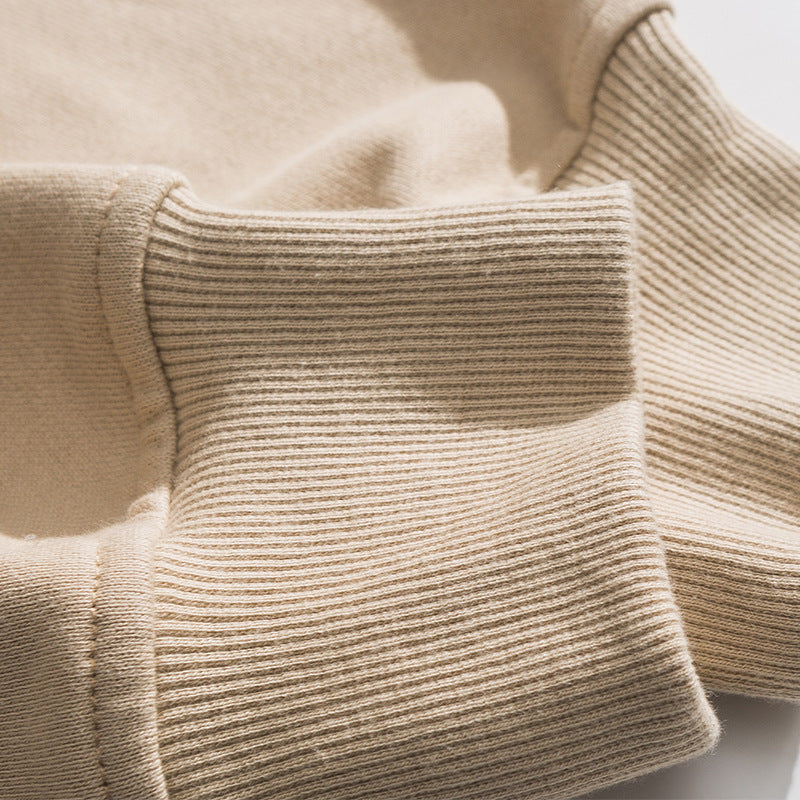 Color scheme patchwork crew neck sweat