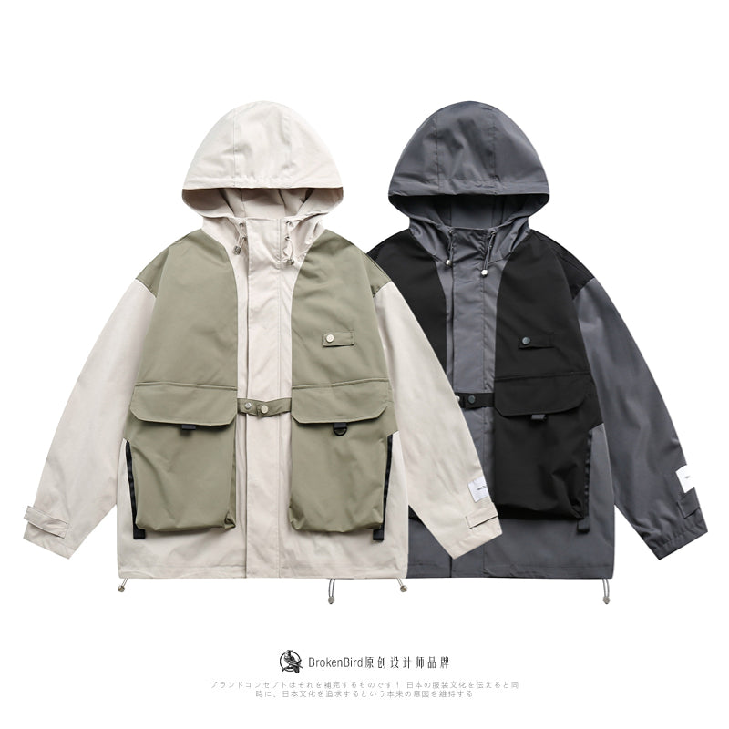 Outdoor faux layered mountain jacket