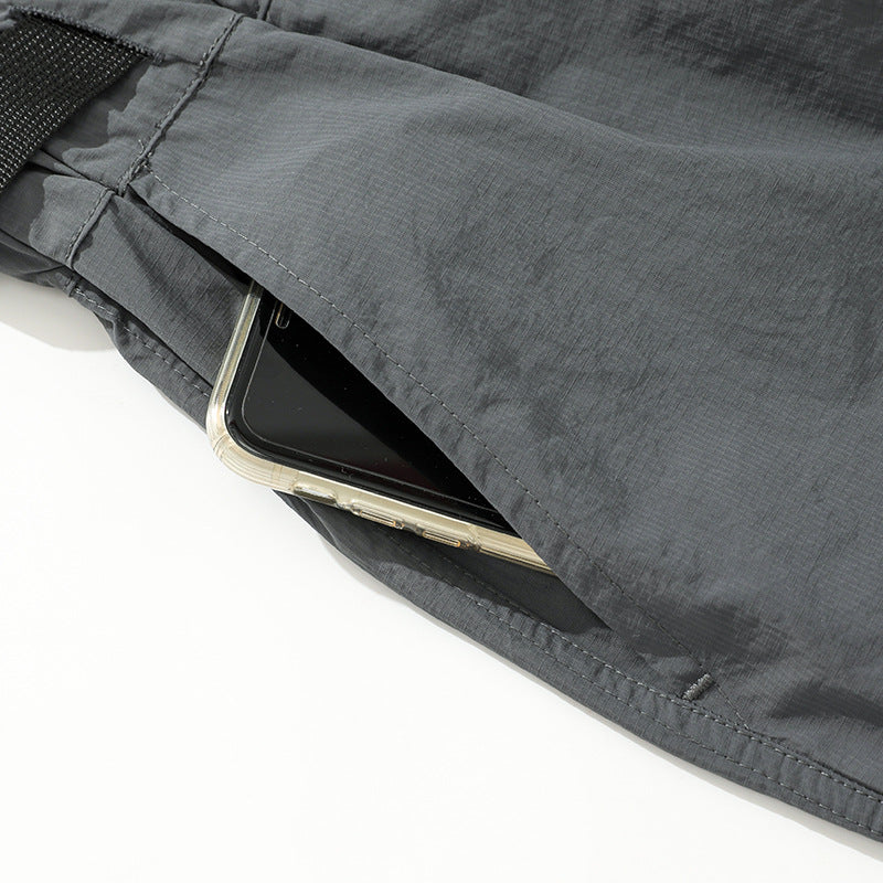 6-pocket nylon easy cargo pants