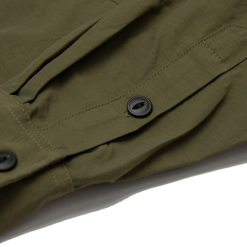 Classic irregular plain long sleeve shirt