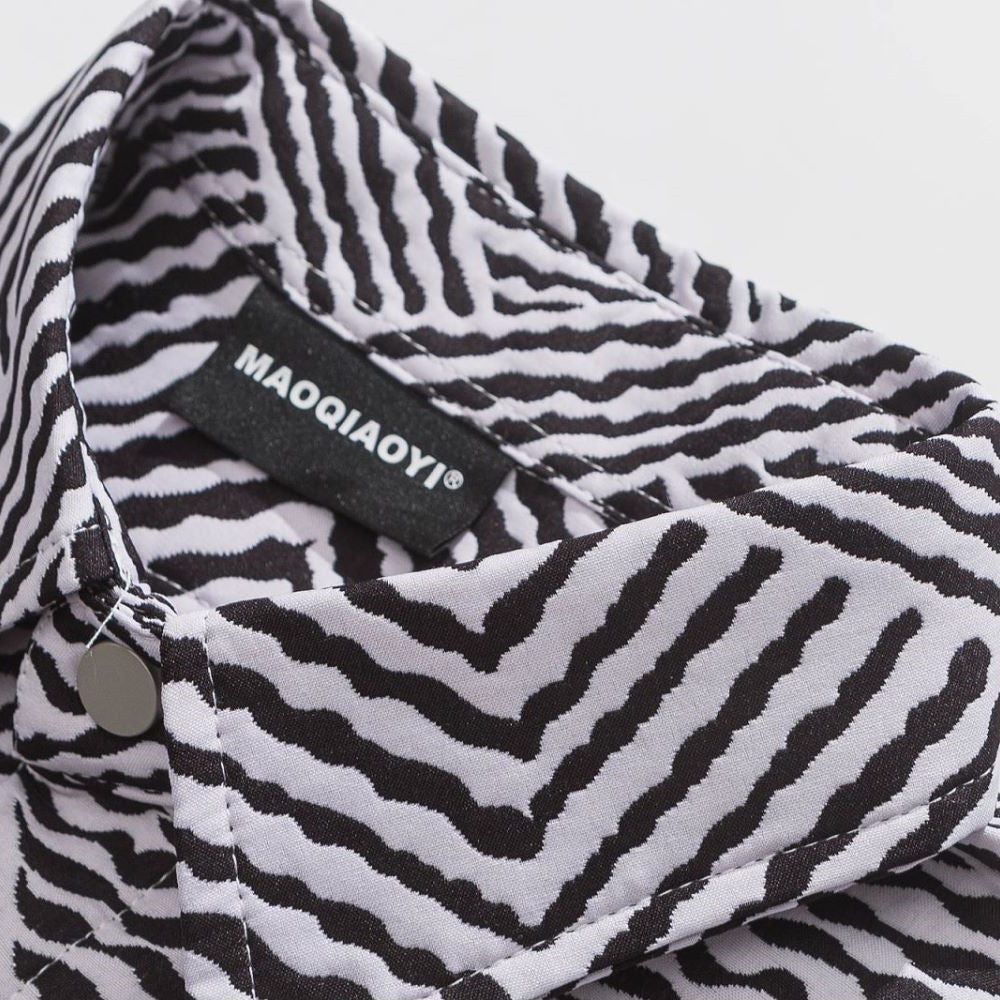 New print fashion long sleeve shirt