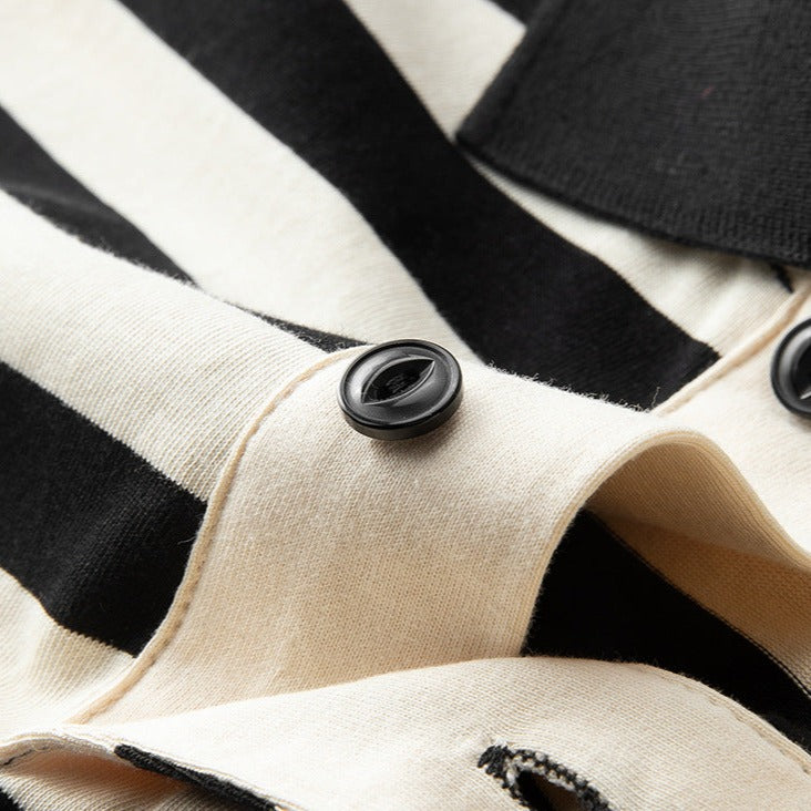 230g classic striped polo shirt