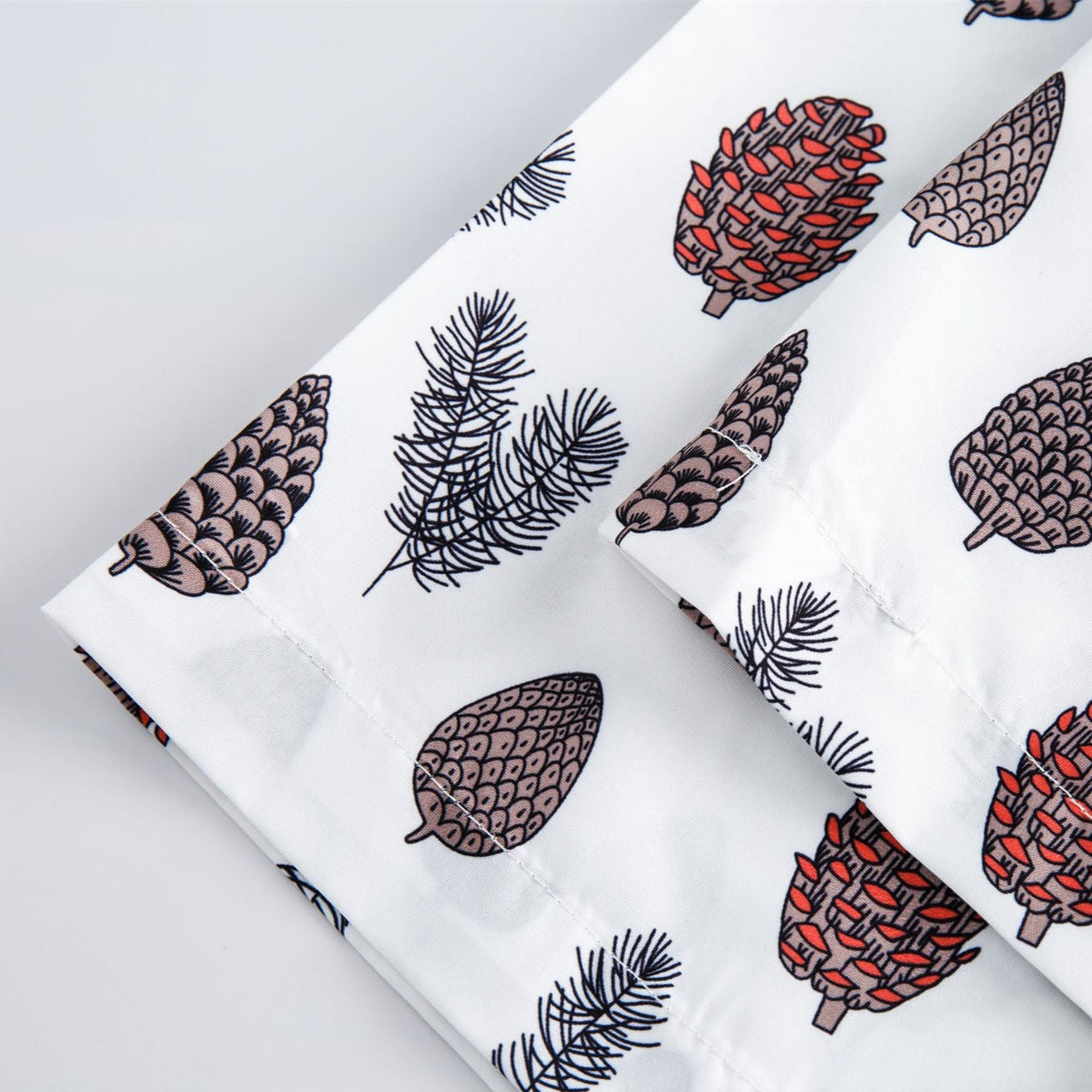 Pine cone illustration all-over print shirt