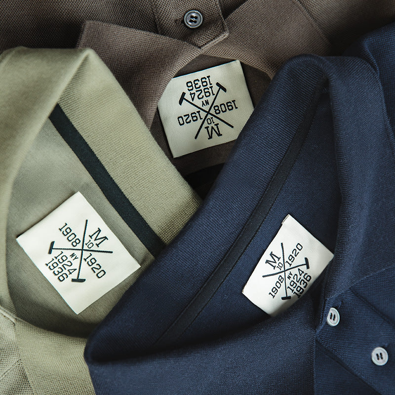 plain pique polo shirt